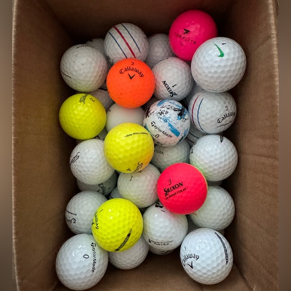 Other - Golf Balls 40 Golf Balls Titleist Calloway Sporty Assorted Used Golf Balls